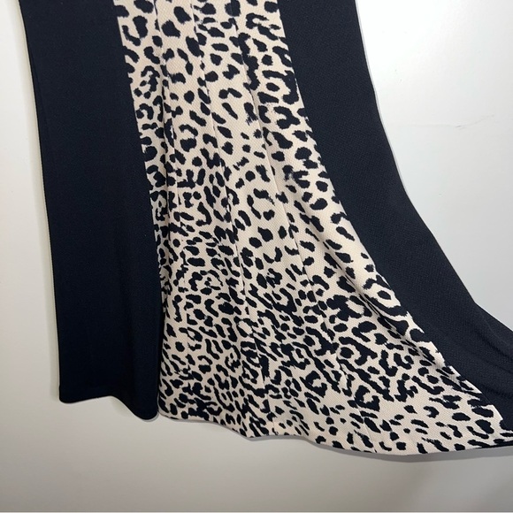 SD Collection Leopard Print Color Block Dress NWT Size 6 - Picture 5 of 10